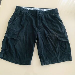 Men’s Cargo Multi Pocket Black Shorts size 38